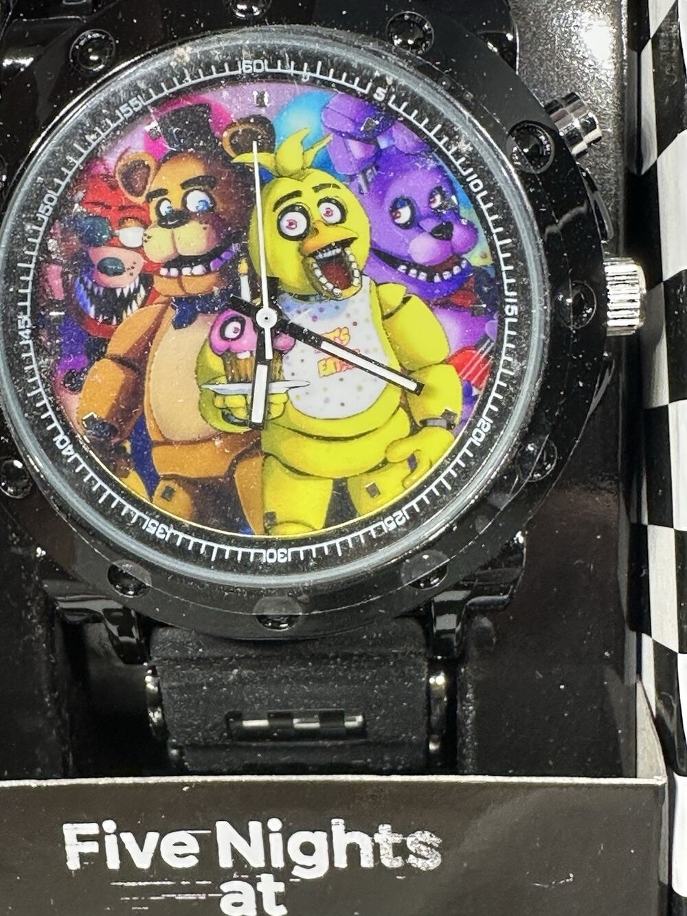 Five Nights at Freddy's FNAF 2017 Men's Watch Chunky Band NEW in Box